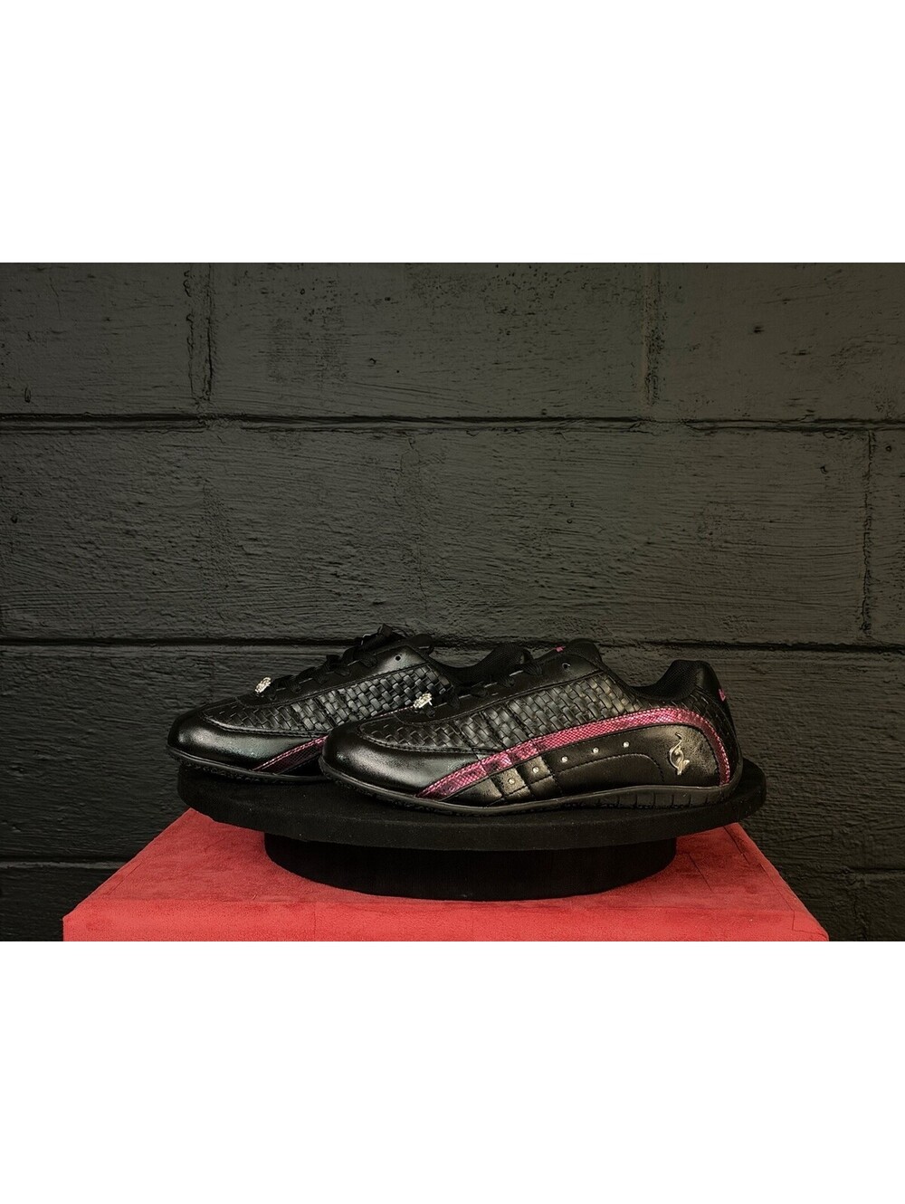 Baby Phat Tempo Web Woven Leather Y2K VNTG DS Sneaker Rare